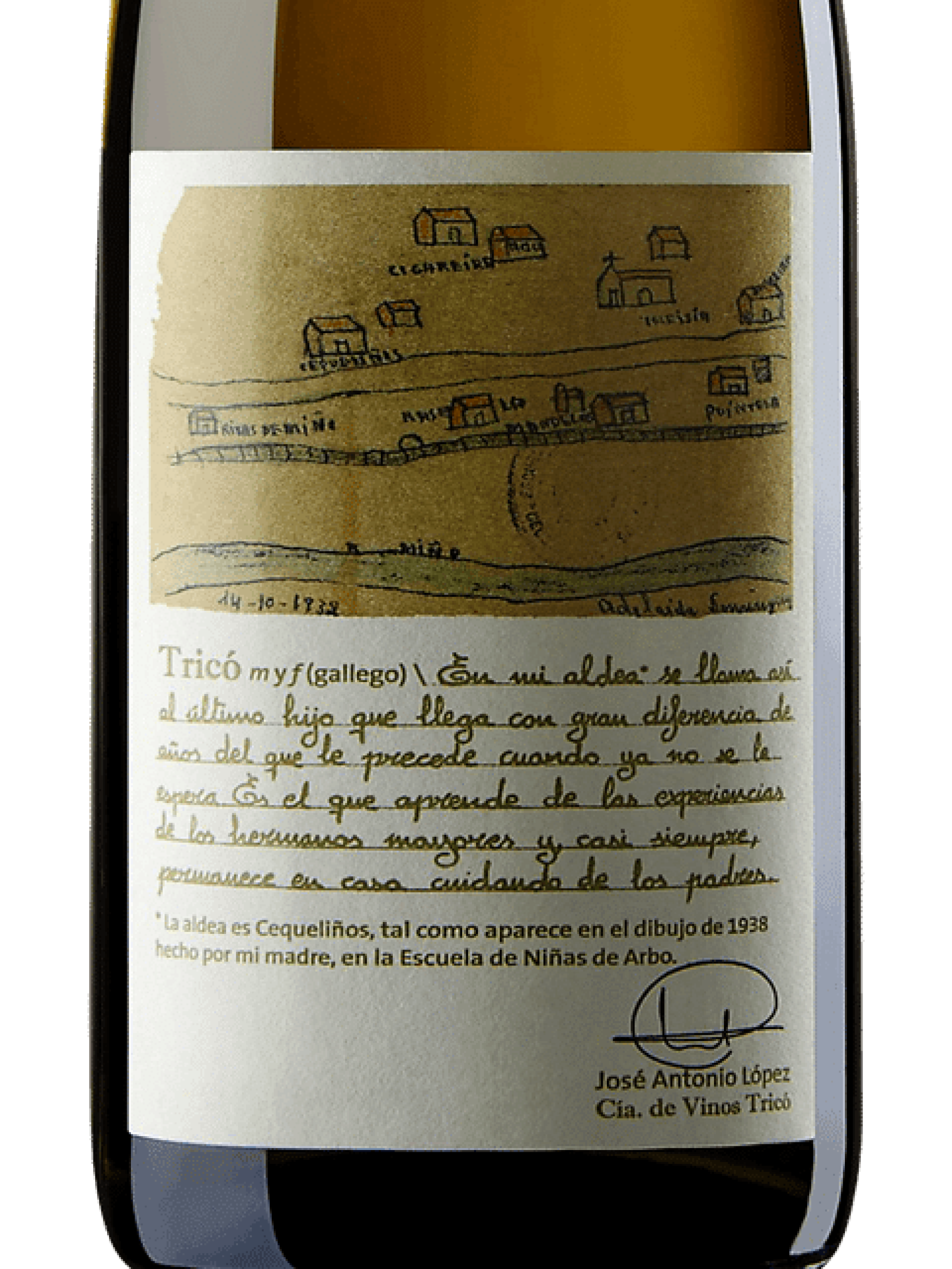 Tricó Albariño label